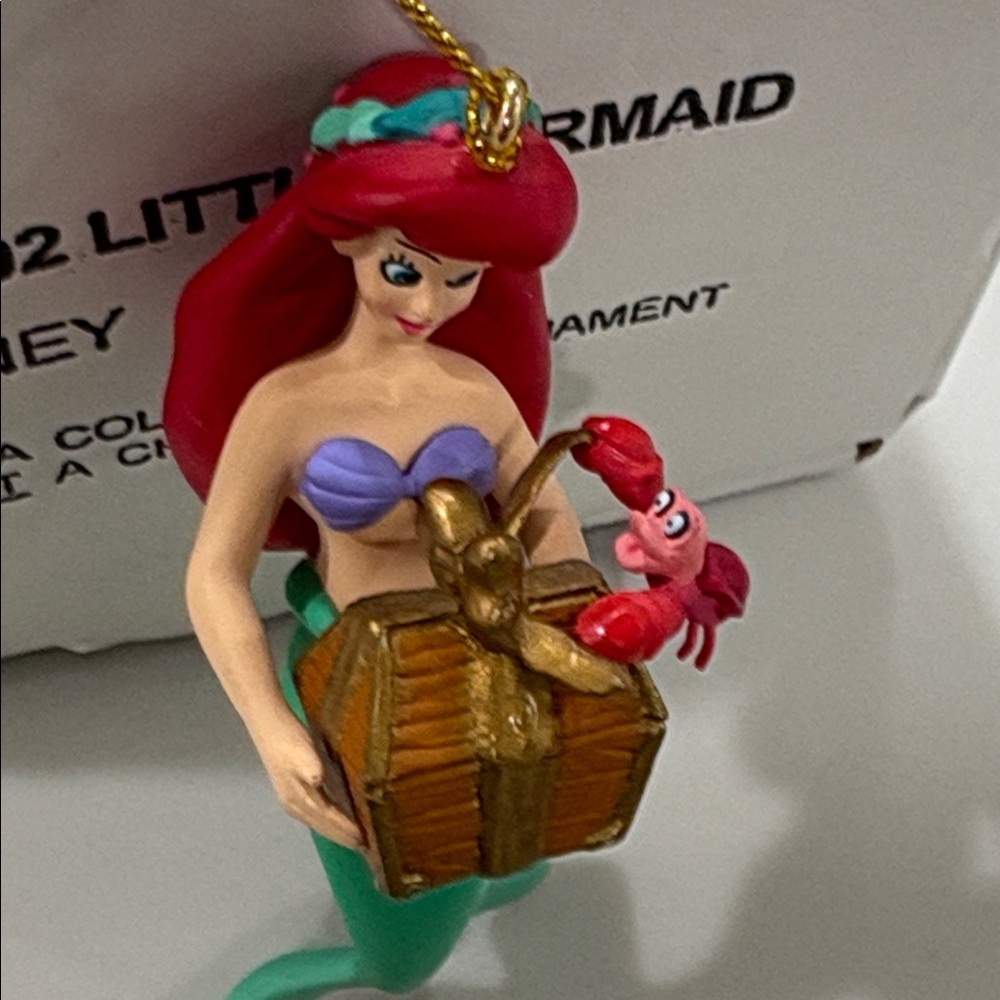 Disney Grolier Little Mermaid Ornament 26231-102 Ariel Sebastian Christmas Magic - Picture 4 of 12